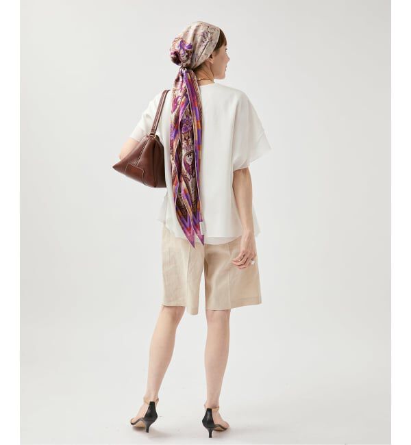 VERMEIL par iena「Spun satin レイヤードブラウス」|シャツ・ブラウス|