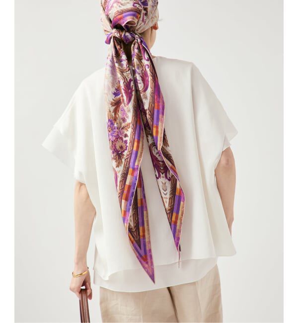 VERMEIL par iena「Spun satin レイヤードブラウス」|シャツ・ブラウス|