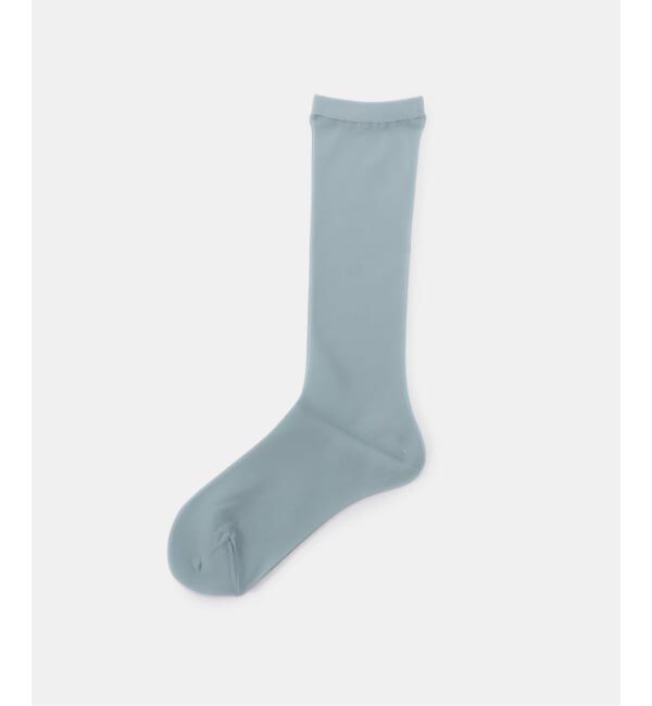SLOBE IENA「piedi nudi/ピエディヌーディ SLOBE別注 シアーソックス 1241708」|ソックス|サックスブルー