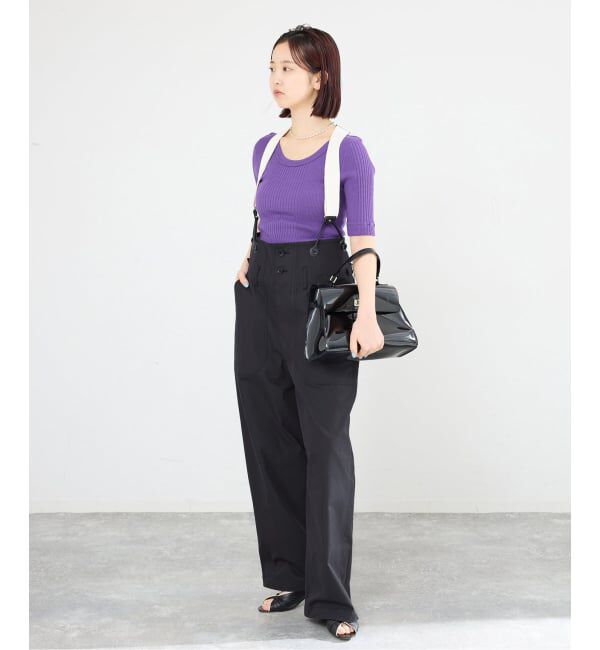 IENA「《予約》PEACEFUL DAYS/ピースフルデイズ サスペンダーPT パンツ」|その他|