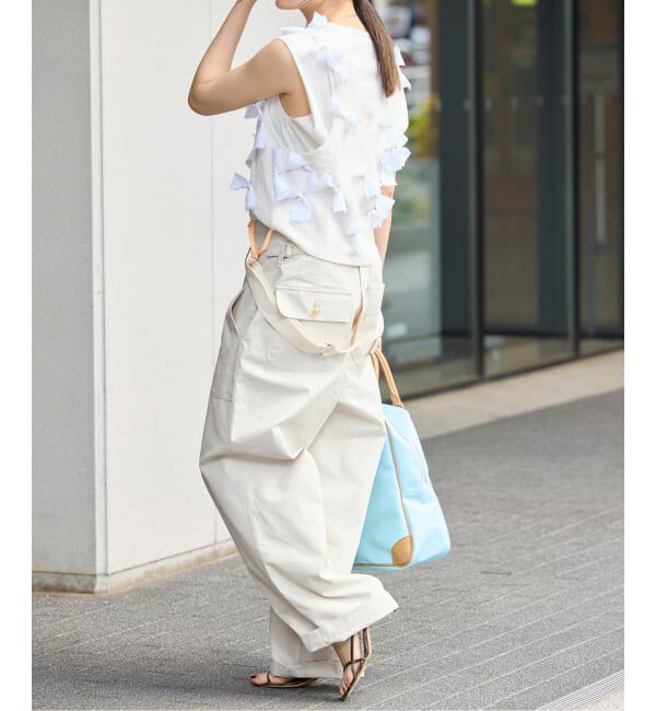 IENA「《予約》PEACEFUL DAYS/ピースフルデイズ サスペンダーPT パンツ」|その他|