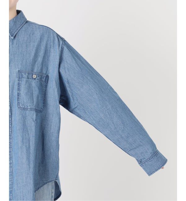 IENA「《予約》BLACK シャンブレーシャツ」|シャツ・ブラウス|