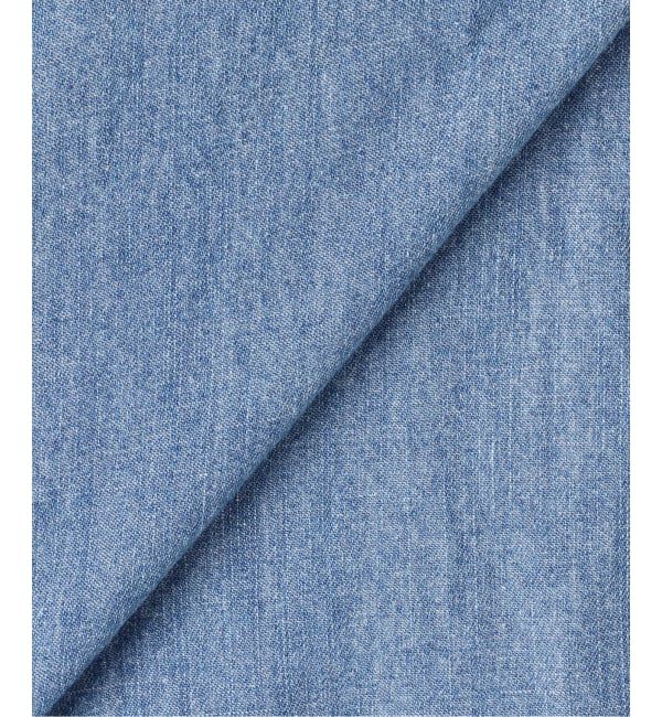 IENA「《予約》BLACK シャンブレーシャツ」|シャツ・ブラウス|