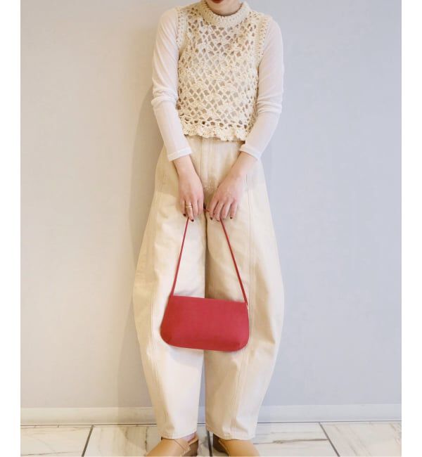 IENA LA BOUCLE「IENA LA BOUCLE スラブニットペプラムタンクトップ」|ニット・セーター|