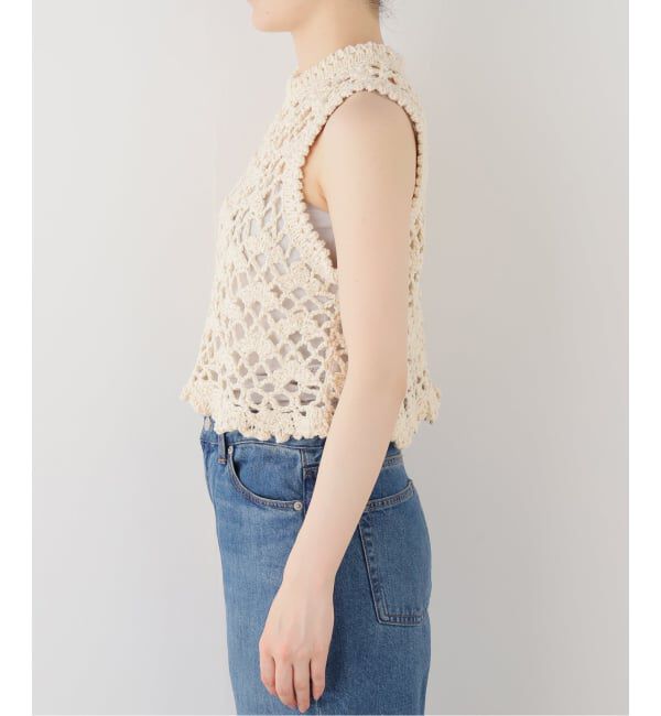 IENA LA BOUCLE「IENA LA BOUCLE スラブニットペプラムタンクトップ」|ニット・セーター|