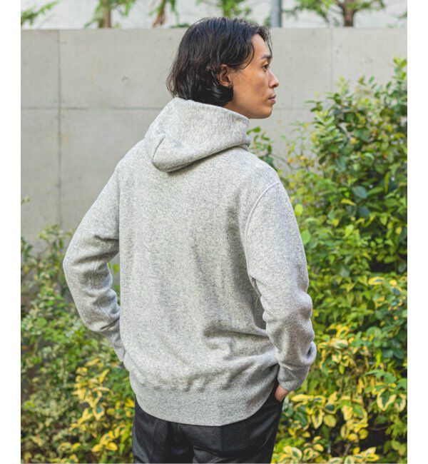 EDIFICE「【LOOPWHEELER for LOWERCASE】ツリアミウールルーズフーディー」|パーカー|