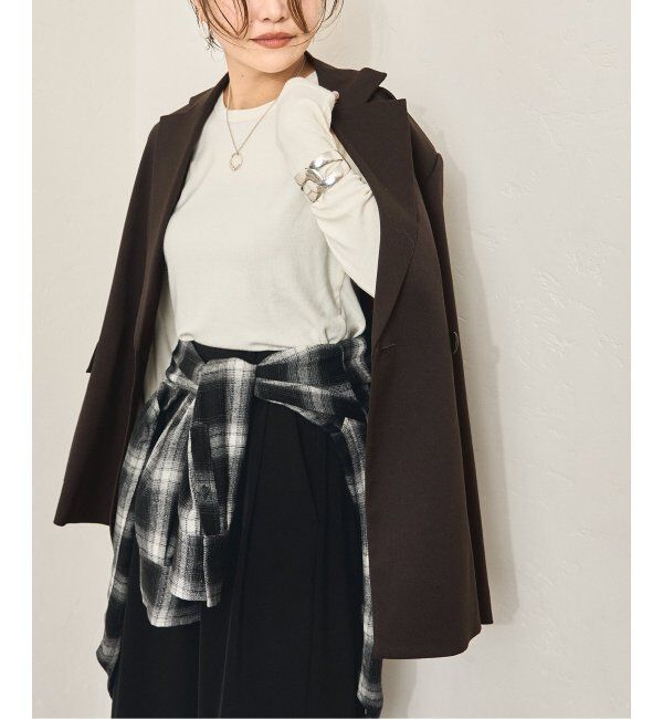 JOURNAL STANDARD「レーヨンベアテレコ クルーネックプルオーバー」|Tシャツ・カットソー|