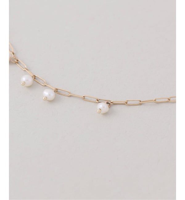 Lilas by Spick&Span「ポテトパールステーションネックレス K10」|ネックレス|