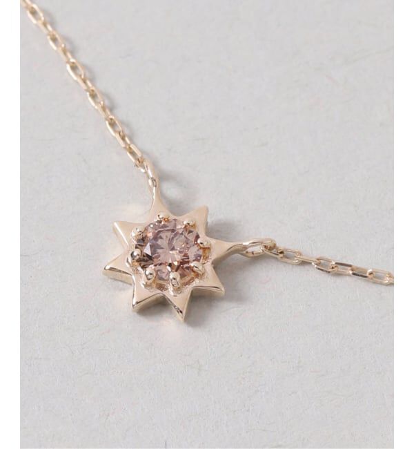 Lilas by Spick&Span「《WEB限定》ブラウンH&Cダイヤオクタグラム45cmネックレス K10」|ネックレス|