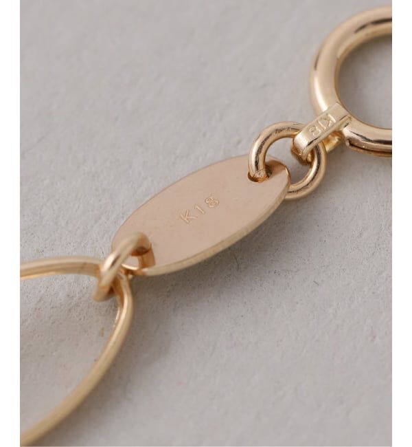 Lilas by Spick&Span「オーバルチェーンブレスレット K18」|ブレスレット・バングル|