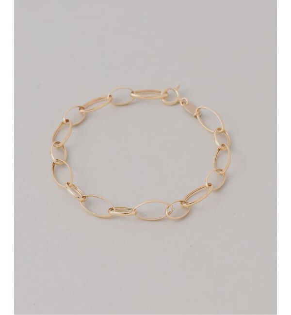 Lilas by Spick&Span「オーバルチェーンブレスレット K18」|ブレスレット・バングル|