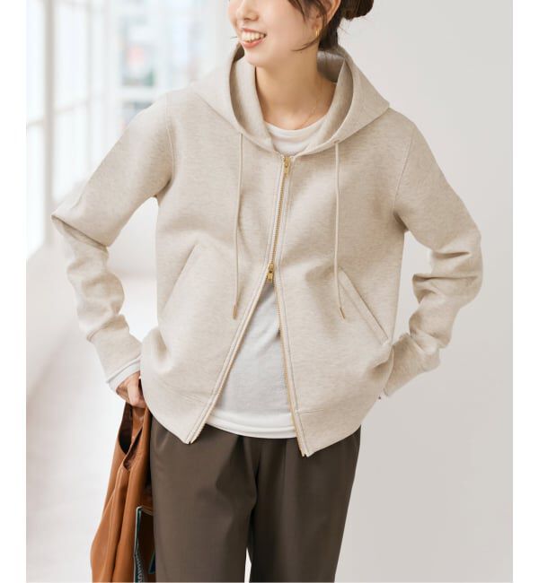 Spick and Span「《WEB限定 / 追加2》ストレッチジップフードパーカー」|パーカー|