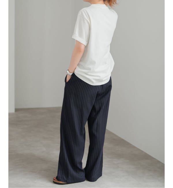 Spick and Span「《新色有り / 追加予約》ジョーゼットイージーパンツ」|スラックス|