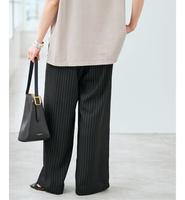 Spick and Span「《新色有り / 追加予約》ジョーゼットイージーパンツ」|スラックス|