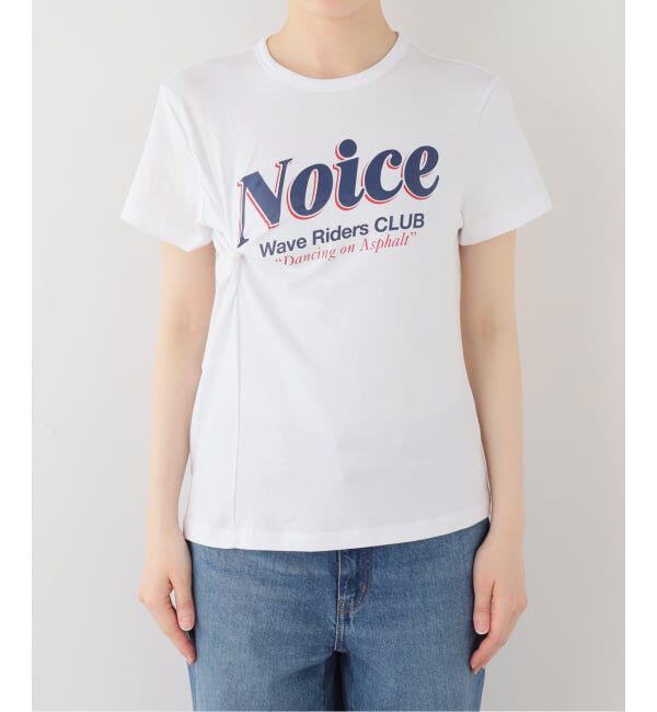 U by SPICK&SPAN「NOICE / ノイス DROP SHADOW LOGO TWISTED DRAPE T-S」|Tシャツ・カットソー|