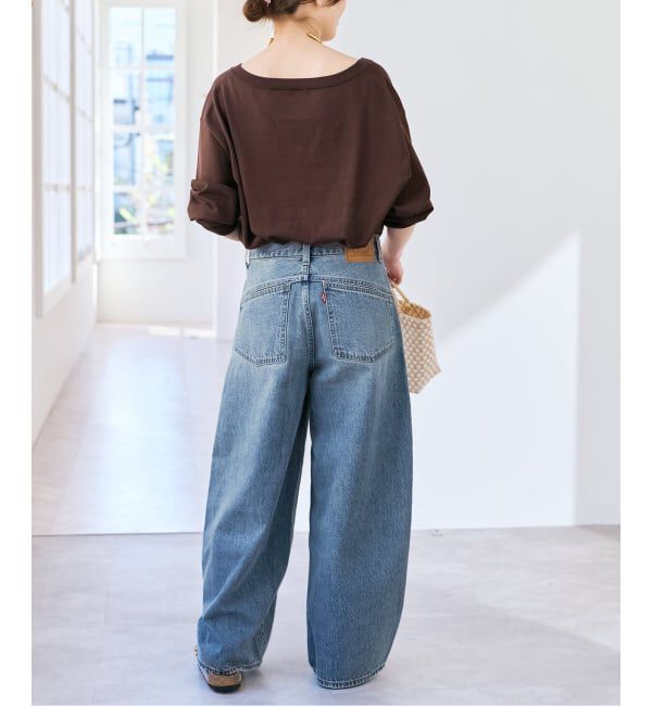 Spick and Span「《セットアップ / 手洗い可》シルクコットンVネックプルオーバー」|ニット・セーター|