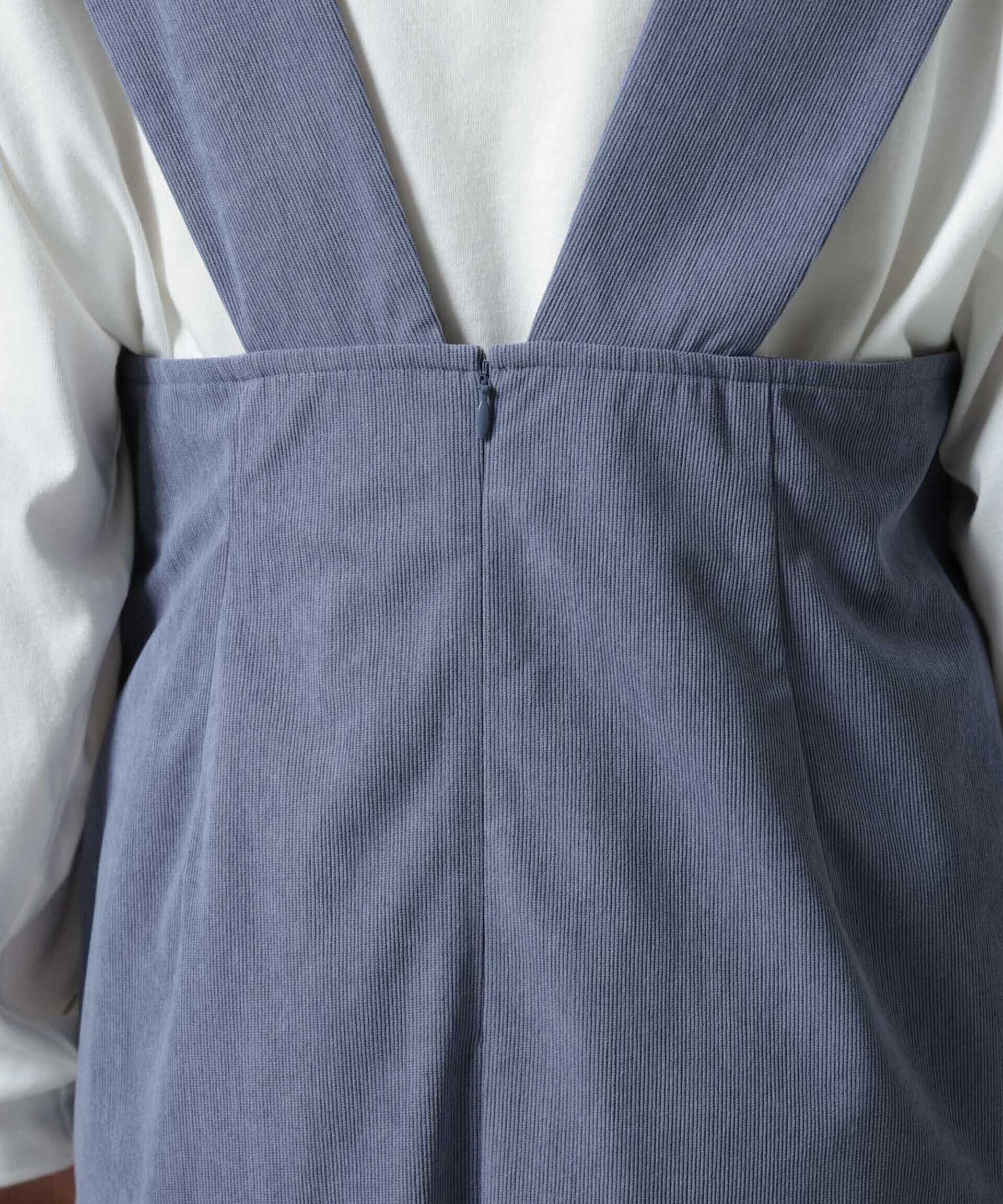 nano･universe「マイクロコールナロージャンパースカート(セットアップ可)」|ワンピース|