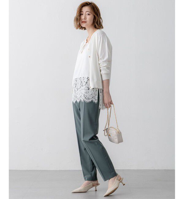 23区「【Oggi6月号掲載/洗える】プレミアムビオコットン カーディガン」|カーディガン|