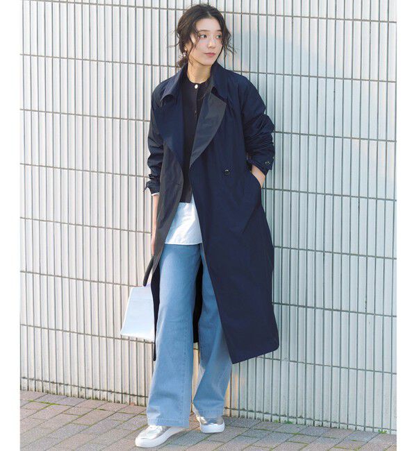 23区「【VERY3月号掲載/撥水加工/洗える】LIMONTA ハイカウントメモリータフタ コート」|その他|