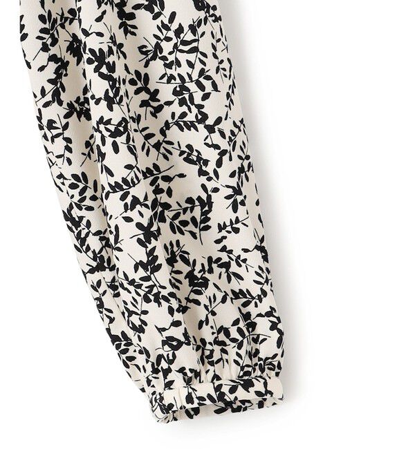 23区「【洗える】シャドーリーフプリント ワンピース」|ワンピース|