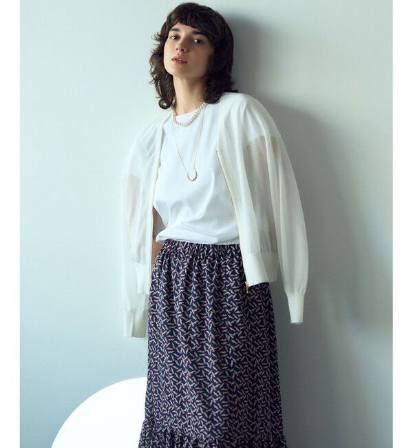 23区「【汗じみ防止/速乾性】フレンチスリーブ  IT Tシャツ」|Tシャツ・カットソー|