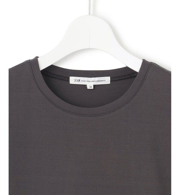 23区「【汗じみ防止/速乾性】フレンチスリーブ  IT Tシャツ」|Tシャツ・カットソー|