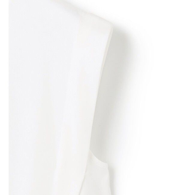 23区「【洗える】コンパクトヤーン フレアデザイン ノースリーブ カットソー」|Tシャツ・カットソー|