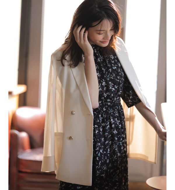 ANY SIS「シアーメッシュ ダブルジャケット」|テーラードジャケット|ﾗｲﾄﾍﾞｰ