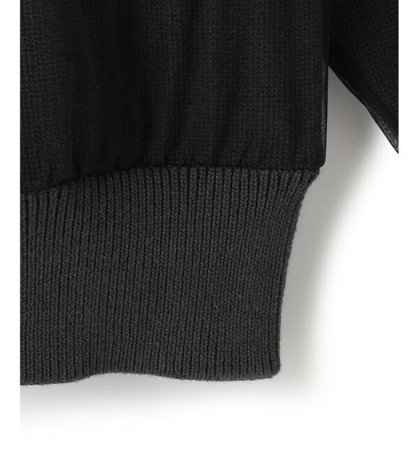 BEIGE,「【洗える・GISELe 4月号掲載】MYRTLE / チュールレイヤードカーディガン」|カーディガン|