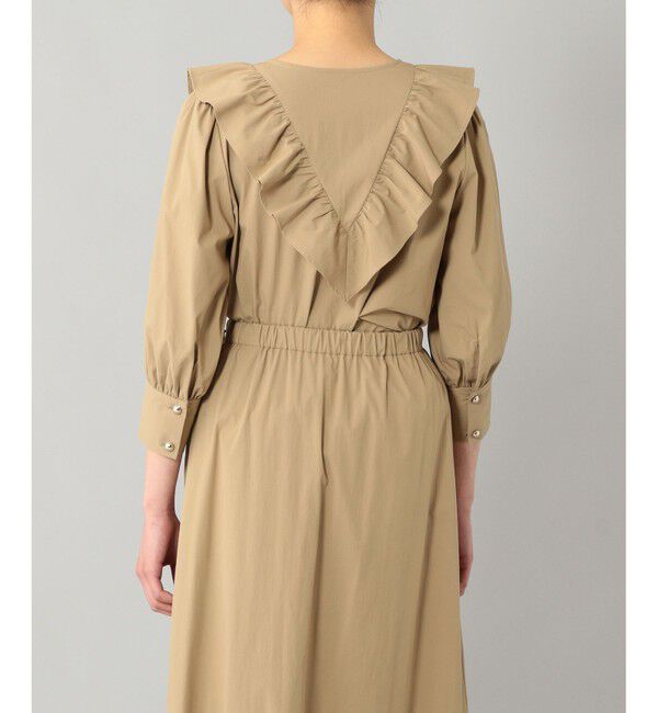  「フレア切替Vネックブラウス」|シャツ・ブラウス|