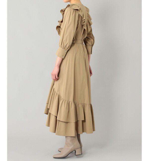  「フレア切替Vネックブラウス」|シャツ・ブラウス|