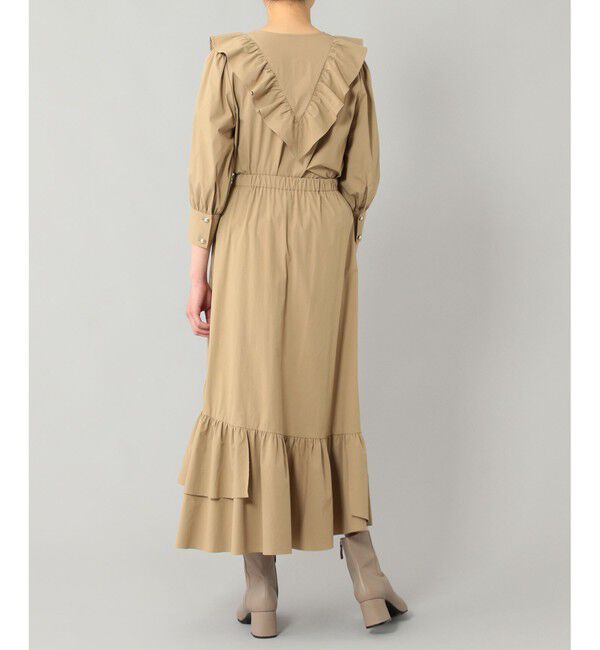  「フレア切替Vネックブラウス」|シャツ・ブラウス|