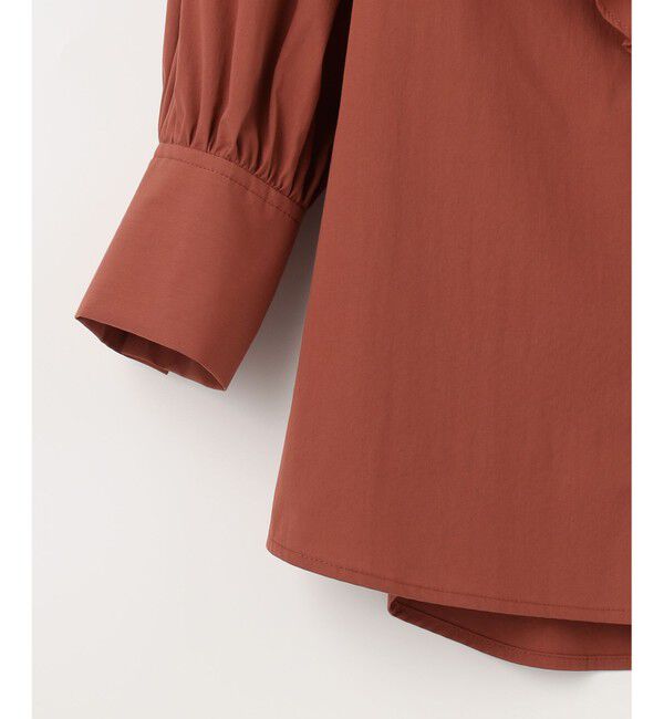  「フレア切替Vネックブラウス」|シャツ・ブラウス|