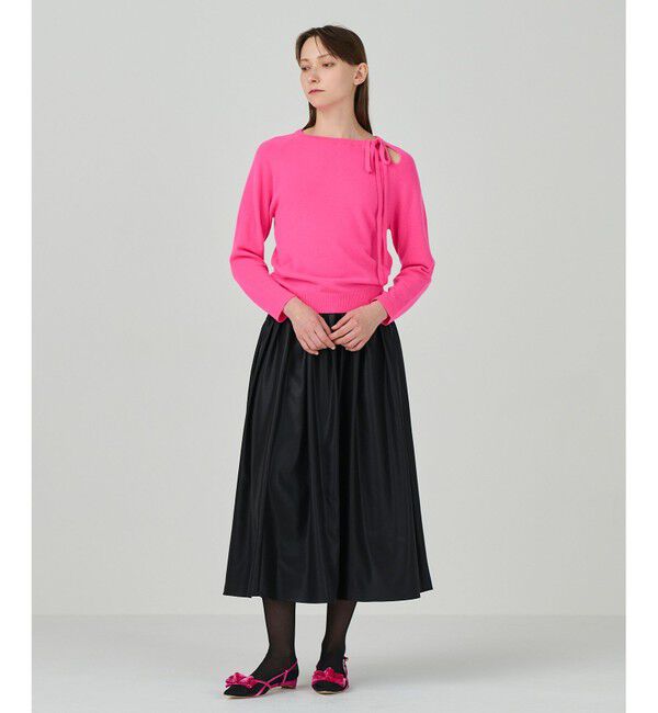 Grace Class「チンツジョーゼットスカート」|スカート|ブラック