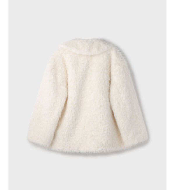 GRACE CONTINENTAL「フェイクファーPコート」|ピーコート|