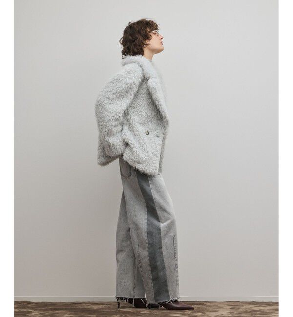 GRACE CONTINENTAL「フェイクファーPコート」|ピーコート|