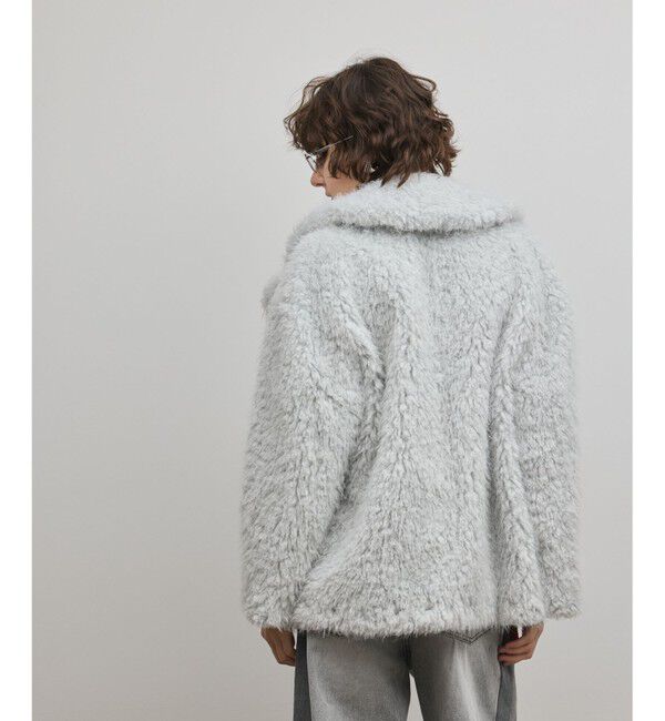 GRACE CONTINENTAL「フェイクファーPコート」|ピーコート|