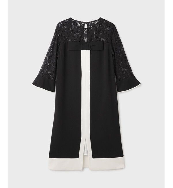 Grace Class「レースコンビバイカラーワンピース」|ドレス|