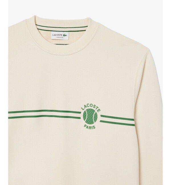 LACOSTE「ヘリテージテニスデザインクルーネックスウェット」|スウェット・ジャージ|