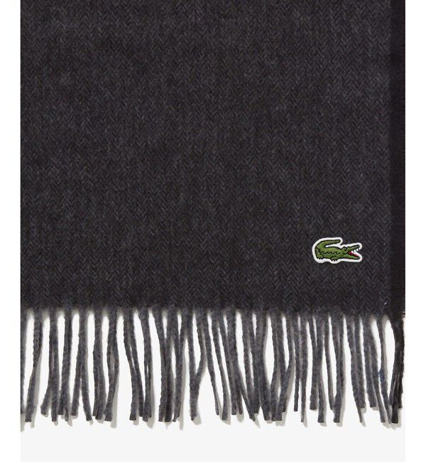 LACOSTE「サスティナブルヘリンボーンマフラー」|マフラー|