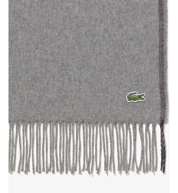 LACOSTE「サスティナブルヘリンボーンマフラー」|マフラー|