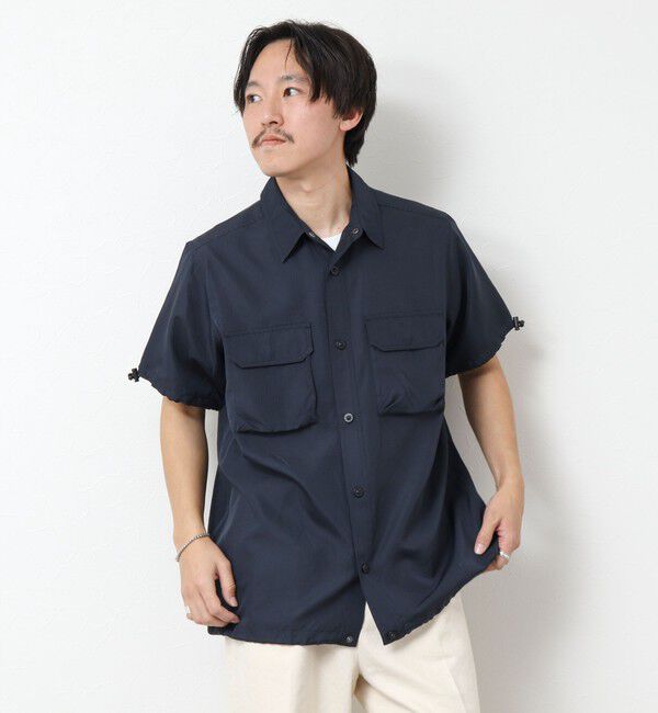 NOLLEY'S goodman「【TAION/タイオン】ノンダウン ミリタリー アジャスト半袖シャツ 25SS」|シャツ・ブラウス|