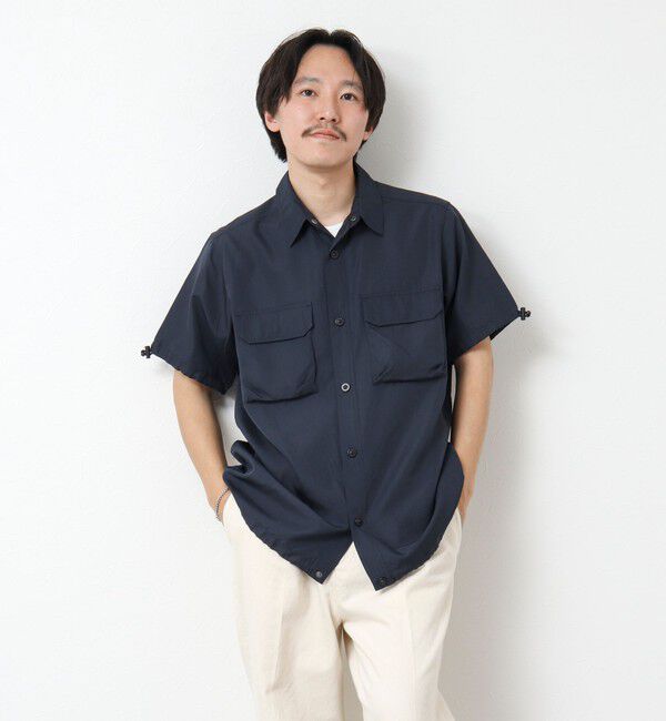 NOLLEY'S goodman「【TAION/タイオン】ノンダウン ミリタリー アジャスト半袖シャツ 25SS」|シャツ・ブラウス|