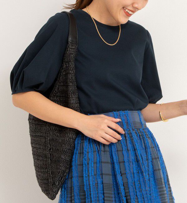 NOLLEY'S「高機能 LA＋スムース5分袖プルオーバーカットソー」|Tシャツ・カットソー|