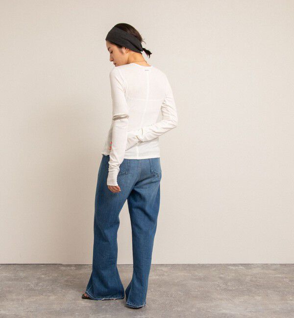 NOLLEY'S「【MAQWEL/マクウェル】リブクルーネックカーディガン」|カーディガン|