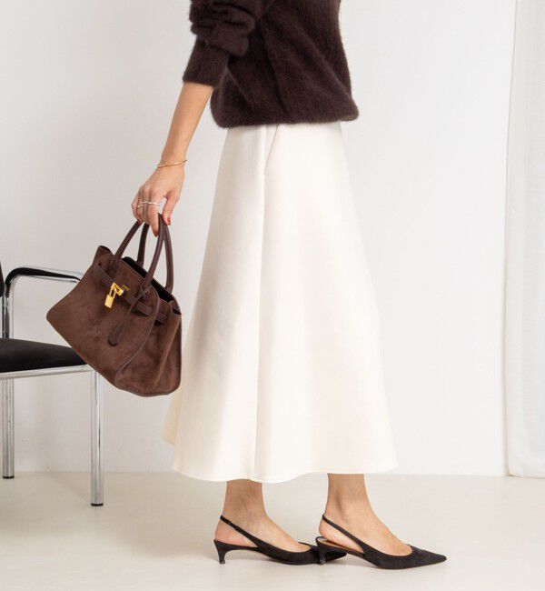 NOLLEY'S sophi「《セットアップ対応》ウォッシャブルダンボールフレアスカート」|フレア|