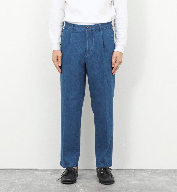 NOLLEY'S goodman「デニムストレッチ ワイドジャスト丈PT 26SS」|デニム|