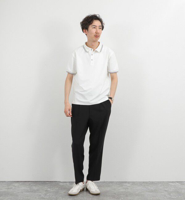 NOLLEY'S goodman「【TAION/タイオン】NON DOWN BASIC JERSEY HARF SLEEVE POLO 26SS」|ポロシャツ|