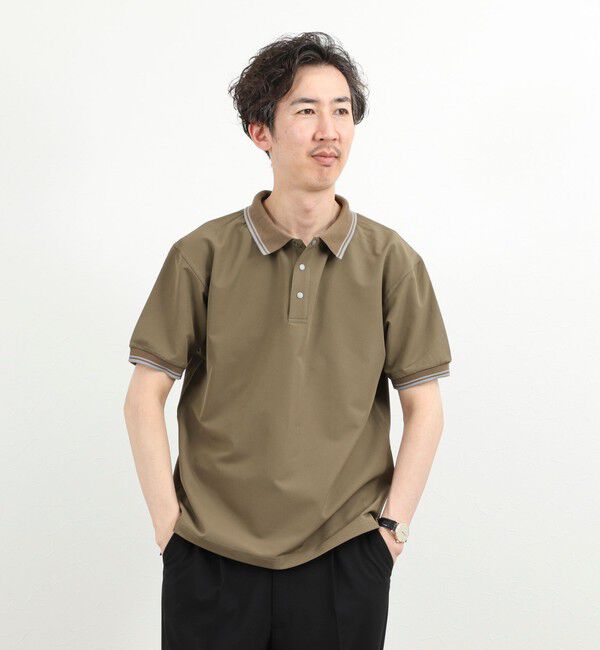 NOLLEY'S goodman「【TAION/タイオン】NON DOWN BASIC JERSEY HARF SLEEVE POLO 26SS」|ポロシャツ|