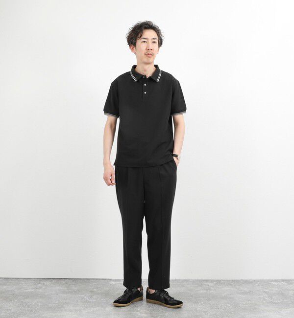 NOLLEY'S goodman「【TAION/タイオン】NON DOWN BASIC JERSEY HARF SLEEVE POLO 26SS」|ポロシャツ|